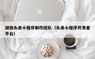 乳山湖南头条小程序制作团队（头条小程序开发者平台）